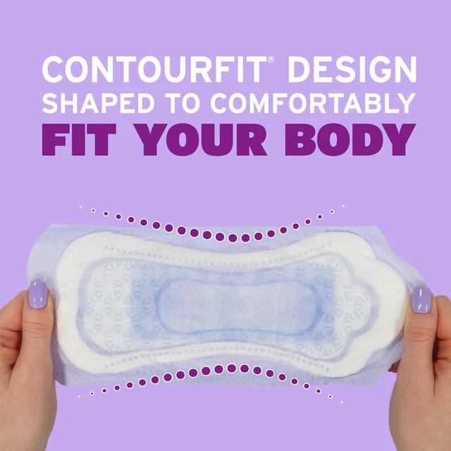 Alt view image 6 of 6 - Poise Incontinence Pads for Women, Regular Length, 3 Drop Light Absorbency, 30 Count