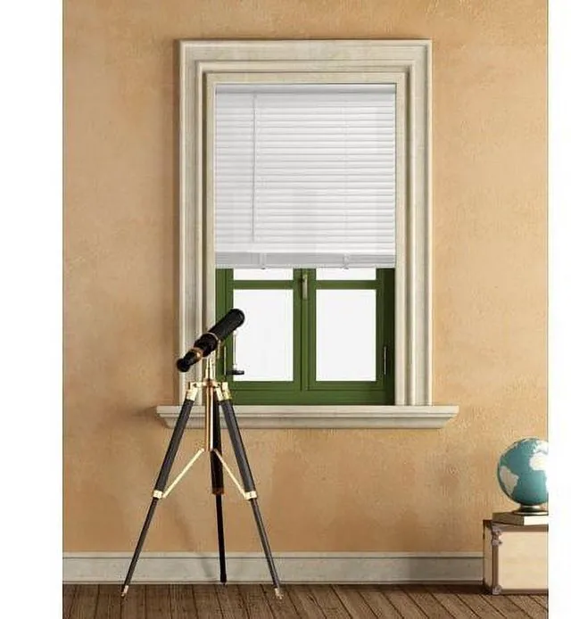 Alt view image 5 of 5 - Mainstays Cordless Vinyl Light Filtering Mini Blinds, 1 in Slat, White, 23 in W x 42 in L