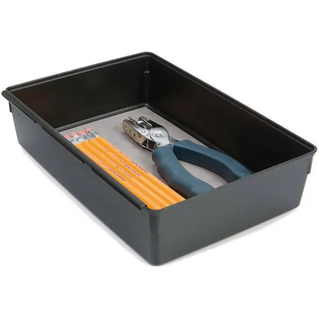 Alt view image 2 of 2 - Rubbermaid Gray Drawer Organizer 6" x 9"