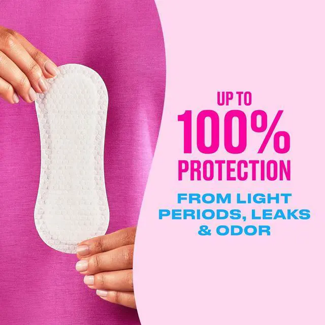 Alt view image 4 of 5 - Carefree Regular Unwrapped Unscented Panty Liners for Women, 120 Count