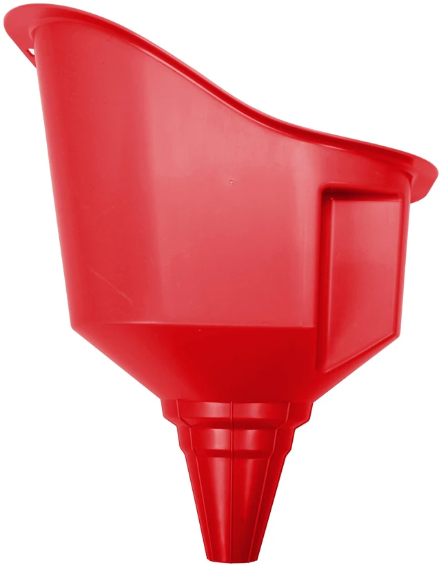 Alt view image 3 of 5 - Hyper Tough Large Multi-Use Plastic Truck and Vehicle Funnel, Red