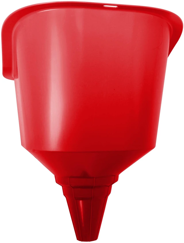 Alt view image 4 of 5 - Hyper Tough Large Multi-Use Plastic Truck and Vehicle Funnel, Red