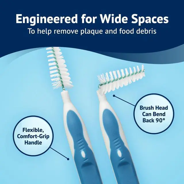 Alt view image 4 of 5 - Equate Interdental Brushes, Wide, Mint, 20 Count