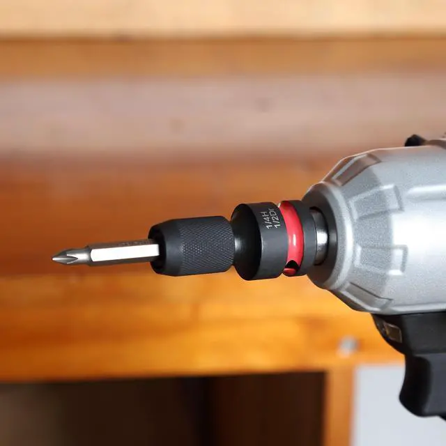 Alt view image 4 of 5 - Hyper Tough Quick Release Impact Adapter, 1/2 Inch to 1/4 Inch