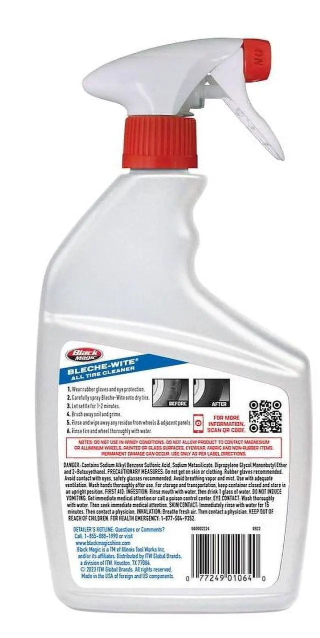 Alt view image 2 of 4 - Black Magic Bleche-Wite Tire Cleaner 32 oz - 120066