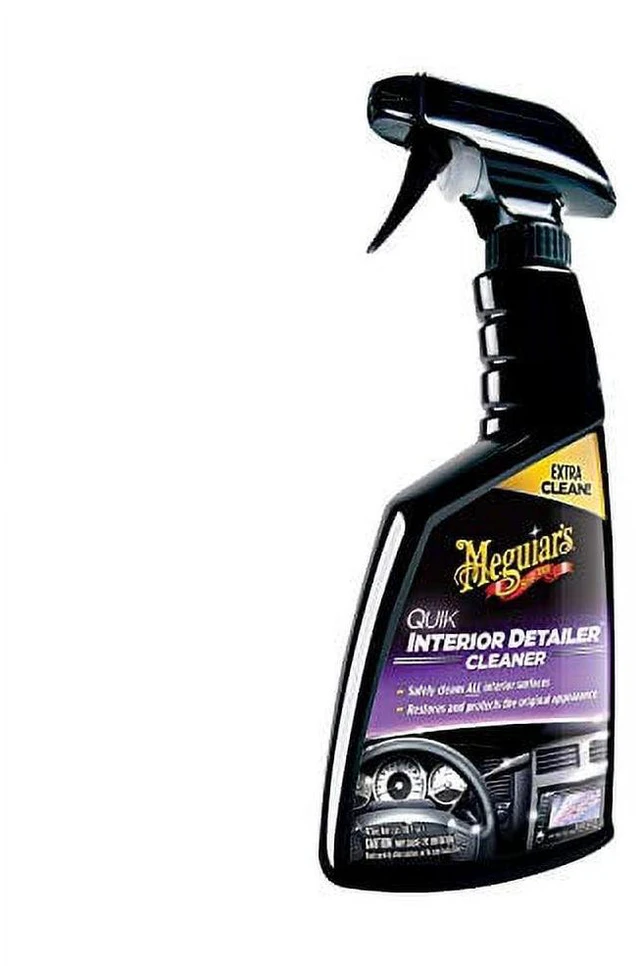 Alt view image 2 of 5 - Meguiar's Quik Interior Detailer Cleaner - Quick Detailer Spray, 16 fl oz, Cleans and Refreshes Car Interiors on Plastics, Leather & Rubber, Dashboards, Trim for Cars, Trucks & SUVs