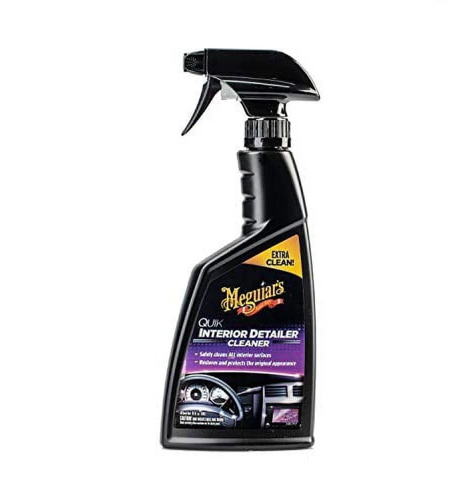 Alt view image 5 of 5 - Meguiar's Quik Interior Detailer Cleaner - Quick Detailer Spray, 16 fl oz, Cleans and Refreshes Car Interiors on Plastics, Leather & Rubber, Dashboards, Trim for Cars, Trucks & SUVs