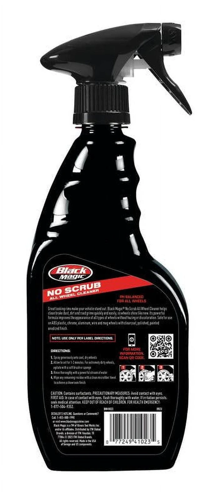 Alt view image 5 of 5 - Black Magic No Scrub All Wheel Cleaner 23 oz BM41023W