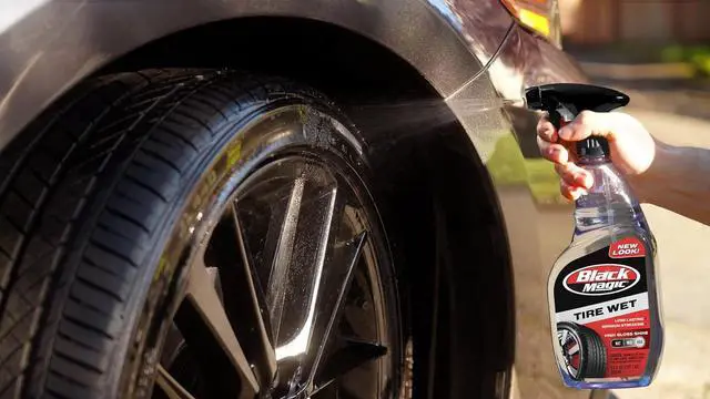 Alt view image 5 of 5 - Black Magic Tire Wet 23 oz. Tire Shine Lasts Up to 4 Weeks BM23