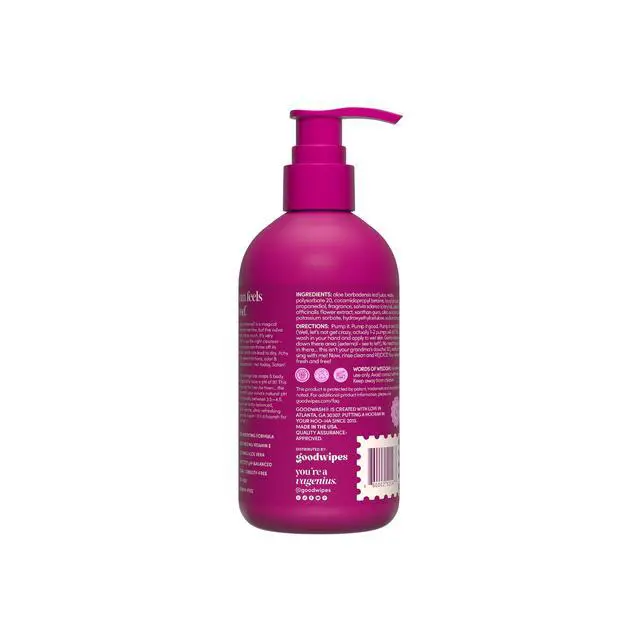 Alt view image 5 of 6 - Goodwipes Down There Wash, Feminine Hygiene Wash, Rosewater Scented, 8.0 Fl Oz