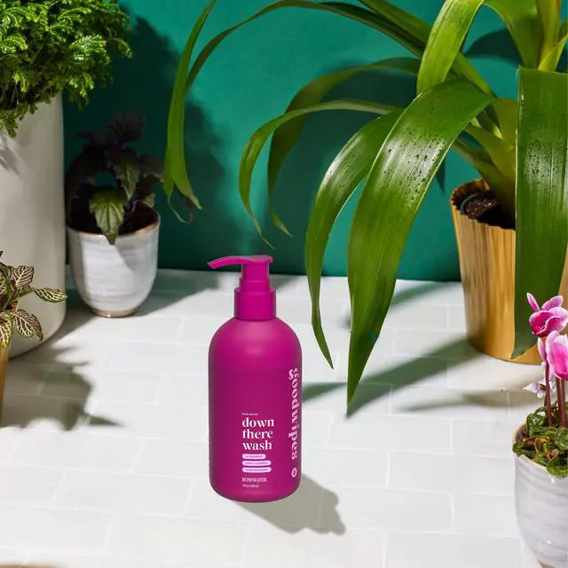 Alt view image 6 of 6 - Goodwipes Down There Wash, Feminine Hygiene Wash, Rosewater Scented, 8.0 Fl Oz