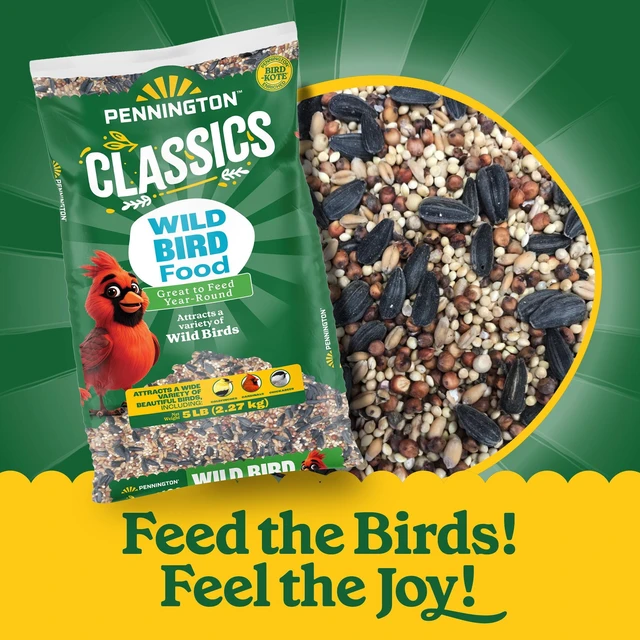 Alt view image 7 of 7 - Pennington Classic Dry Wild Bird Feed and Wild Bird Seed, 5 lb. Bag, 1 Pack