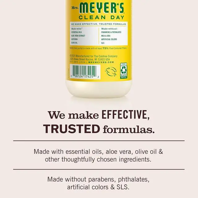 Alt view image 6 of 7 - MRS. MEYER'S CLEAN DAY Hand Soap, 12.5FlOz, Honeysuckle Scent