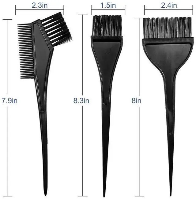 Alt view image 5 of 6 - Black Hair Dye Color Brush and Bowl Set