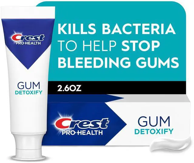 Main image of Crest Pro-Health Gum Detoxify Deep Clean Anticavity Antibacterial Fluoride Toothpaste, 2.6 oz, Gum and Enamel Protection, Plaque Control