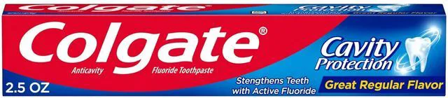 Alt view image 2 of 7 - Colgate Cavity Protection Toothpaste With Fluoride, 2.5oz + 60% Free, 2-Pack
