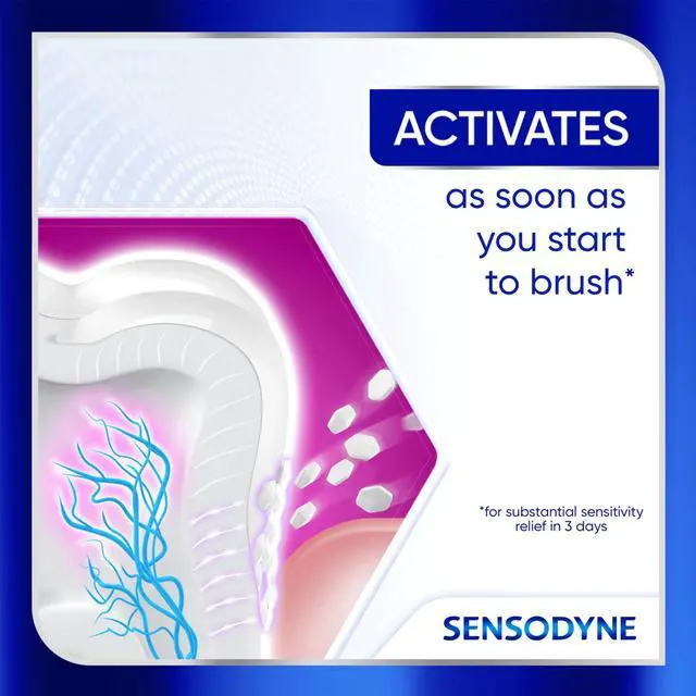 Alt view image 3 of 6 - Sensodyne Clinical Repair Whiten & Shine Toothpaste, 2.3 oz