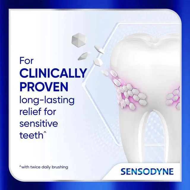 Alt view image 5 of 6 - Sensodyne Clinical Repair Whiten & Shine Toothpaste, 2.3 oz