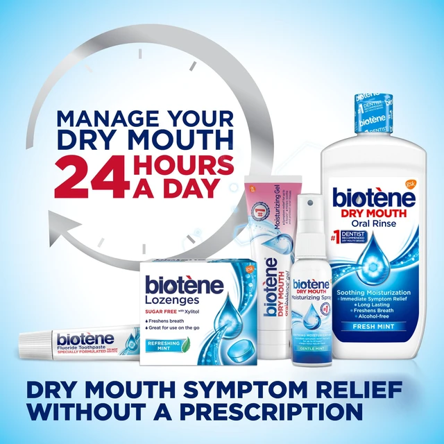 Alt view image 3 of 6 - Biotene Fluoride Toothpaste for Dry Mouth Symptoms, Fresh Mint, 4.3oz