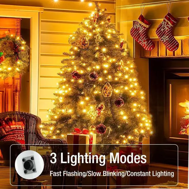 Alt view image 4 of 6 - 6 Pack Battery Operated 7ft 20-LED Twinkle Lights 3 Modes, Warm White Waterproof Mini String Lights for Mason Jars Vases DIY Party Wedding Fathers Day Decoration