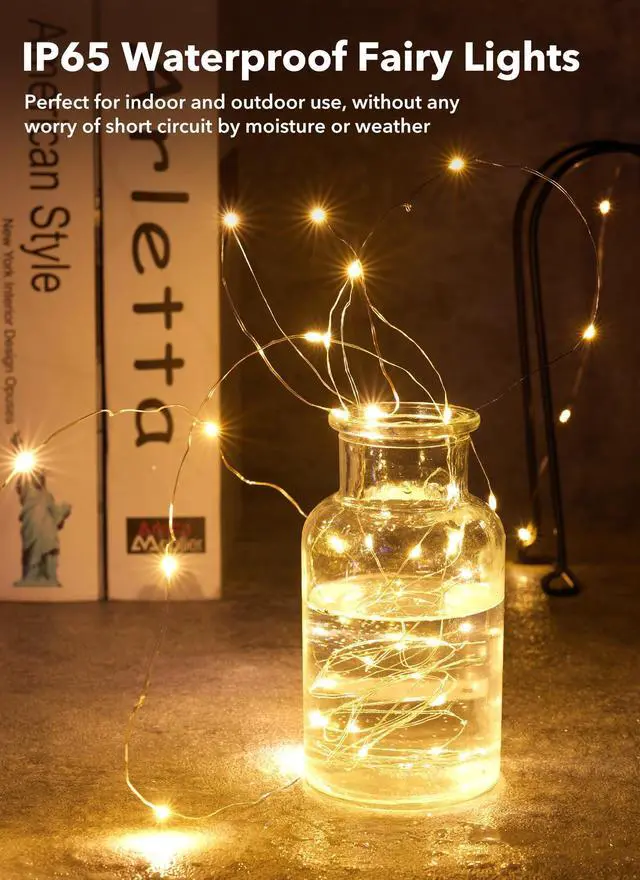 Alt view image 6 of 6 - Minetom 6 Pack Battery Operated LED Fairy Lights for Christmas Decor