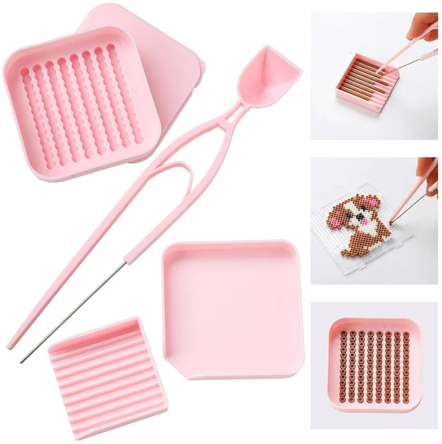 Main image of Lewtemi 2.6mm Fuse Bead Needle Tweezer, Picking Aligner Tray Kit