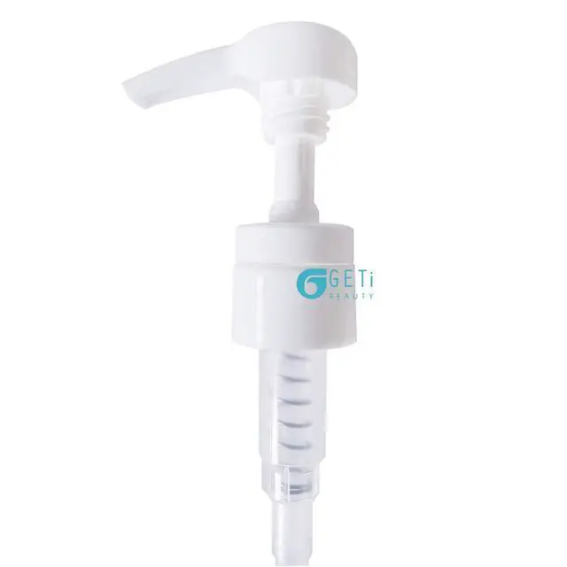 Alt view image 3 of 7 - Geti Beauty 2-Pack 33.8oz Shampoo Conditioner Pump Dispenser Fits Most Salon Brand Liter Bottles with 1-Inch Wide Opening, White