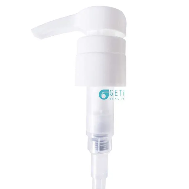 Alt view image 5 of 7 - Geti Beauty 2-Pack 33.8oz Shampoo Conditioner Pump Dispenser Fits Most Salon Brand Liter Bottles with 1-Inch Wide Opening, White