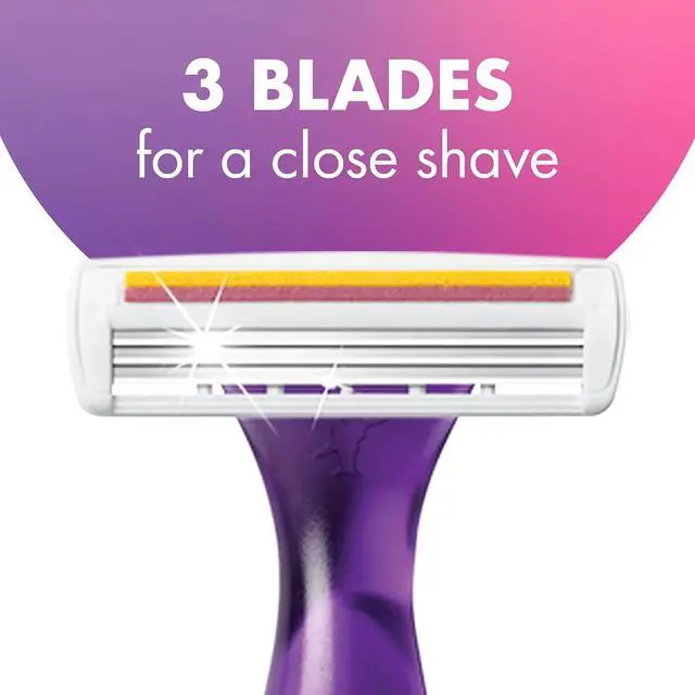 Alt view image 5 of 6 - BIC Soleil 3 Scented Women's Disposable 3-Blade Razors, 4-Pack