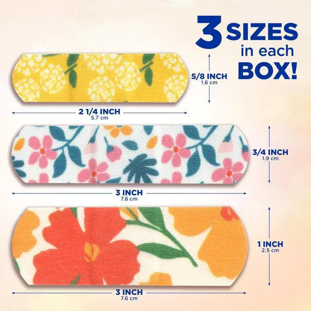 Alt view image 5 of 7 - BAND-AID Flexible Fabric Adhesive Bandages, Wildflower Designs, 30 Count