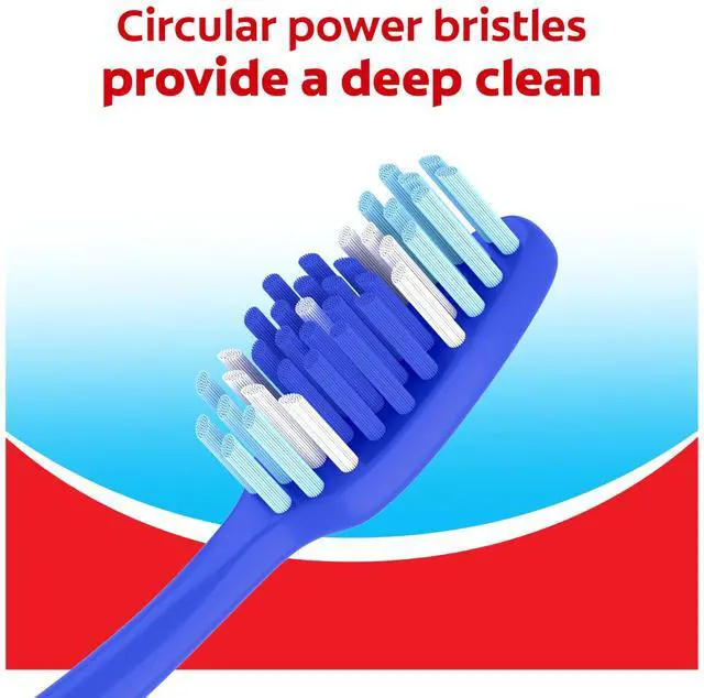 Alt view image 5 of 6 - Colgate Extra Clean Medium Toothbrushes, 6 Pack