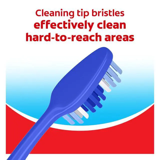 Alt view image 4 of 6 - Colgate Extra Clean Medium Toothbrushes, 6 Pack