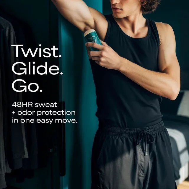 Alt view image 5 of 6 - Degree Men Original Antiperspirant Cool Rush 2.7 oz Twin Pack