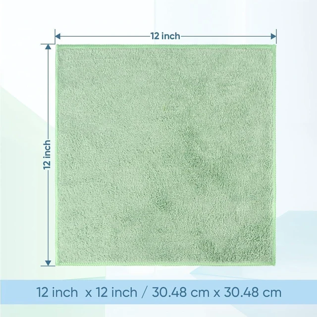Alt view image 3 of 7 - HOMEXCEL Washcloths 12PK, Ultra Soft & Highly Absorbent Face Towels, 12x12 in