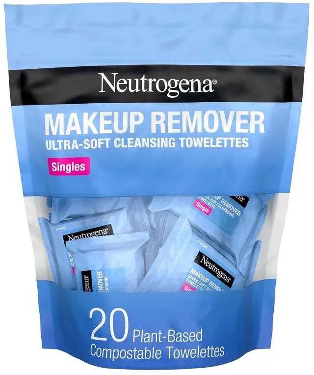 Main image of Neutrogena Makeup Remover Towelettes, 20 Count