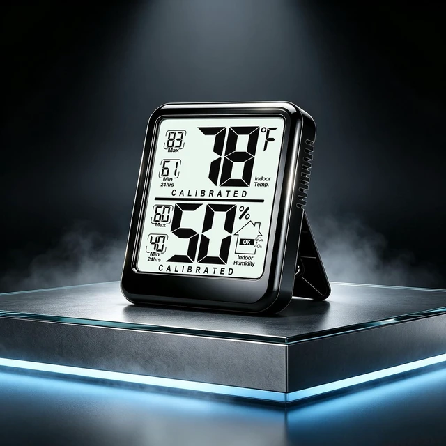 Alt view image 5 of 6 - Antonki Indoor Thermometer Hygrometer, Temperature and Humidity Meter