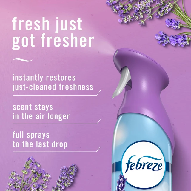 Alt view image 3 of 5 - Febreze Air Mist Air Freshener Spray, Twilight Lavender Scent, 8.1oz