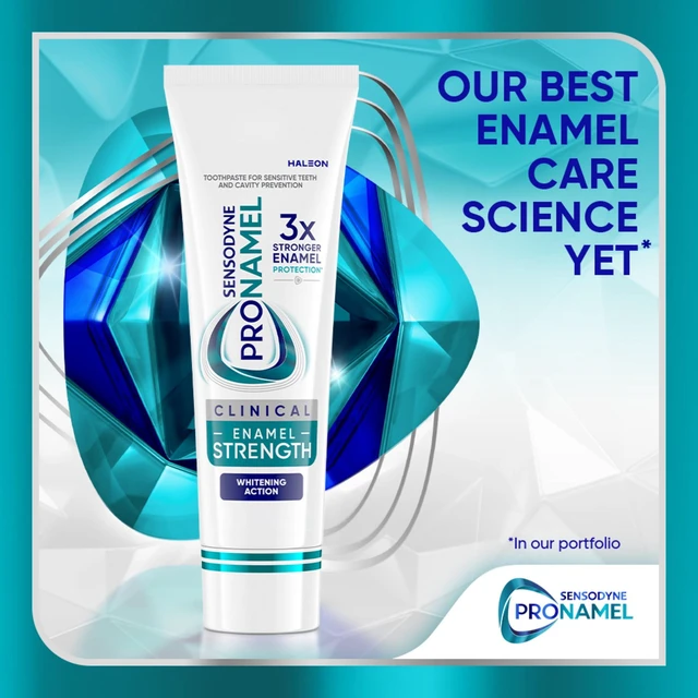 Alt view image 4 of 5 - Sensodyne Pronamel Clinical Enamel Strength Toothpaste Whitening Action, 2.3 Oz