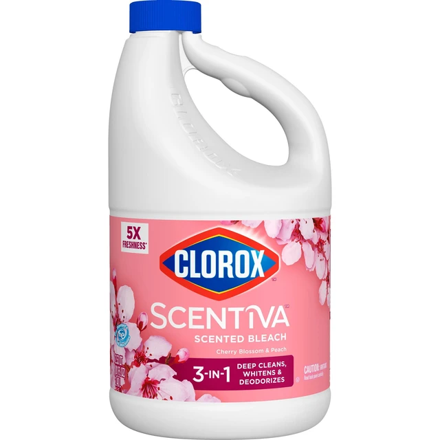 Alt view image 5 of 6 - Clorox Scentiva Scented Bleach, Cherry Blossom & Peach, 81 fl oz