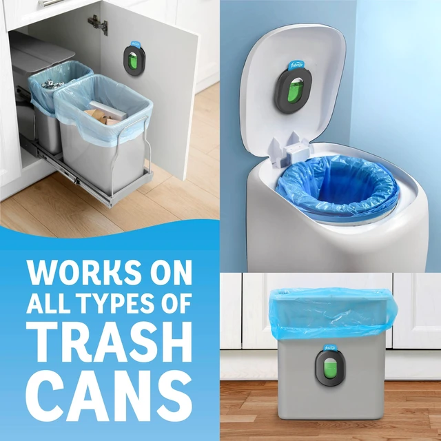 Alt view image 2 of 6 - Febreze Trash Odor Fighter Trash Can Air Freshener Gain Original Scent 2 Refills