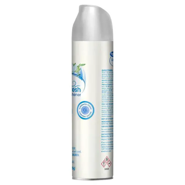 Alt view image 2 of 6 - Great Value Aerosol Air Freshener, Linen Fresh, 6 Pack, 8oz