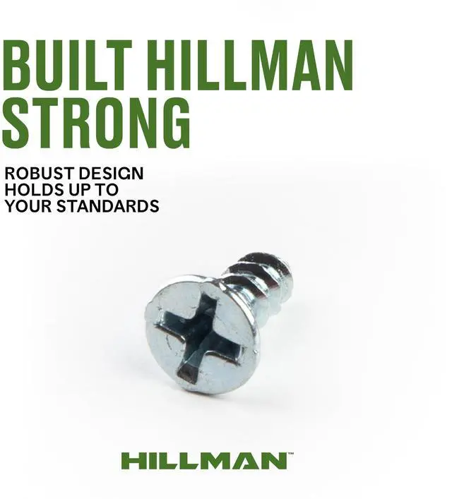 Alt view image 4 of 6 - Hillman Wood Screws #8 x 3/4" Steel Zinc Interior Phillips Silver 5 Pack 20 Pack