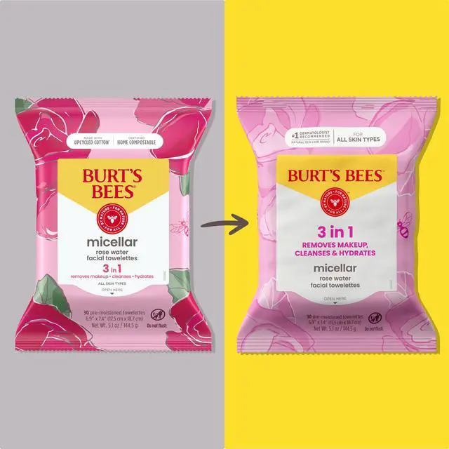 Alt view image 2 of 5 - Burt's Bees Micellar Facial Towelettes With Rose Water, 30 Count