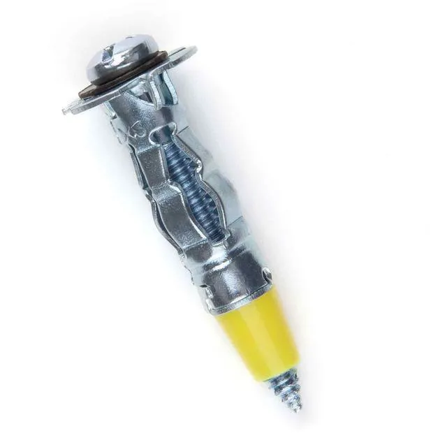 Alt view image 2 of 6 - Hillman Drywall Anchor Screws 1/8" x DS, Steel, Zinc, Corrosion Resistant, 60lbs, Silver, 12 Sets