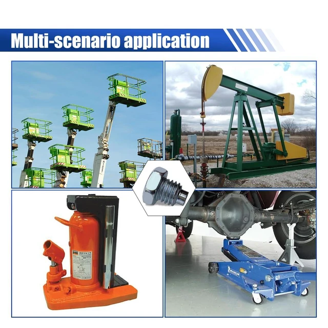 Alt view image 2 of 6 - Smilfuy 2PCS 3 Ton 4 Ton Horizontal Car Floor Jack Handle Bolts