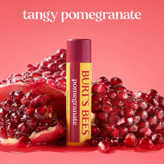 Alt view image 3 of 6 - Burt's Bees Moisturizing Lip Balm Value Pack, Pomegranate, 2 Tubes