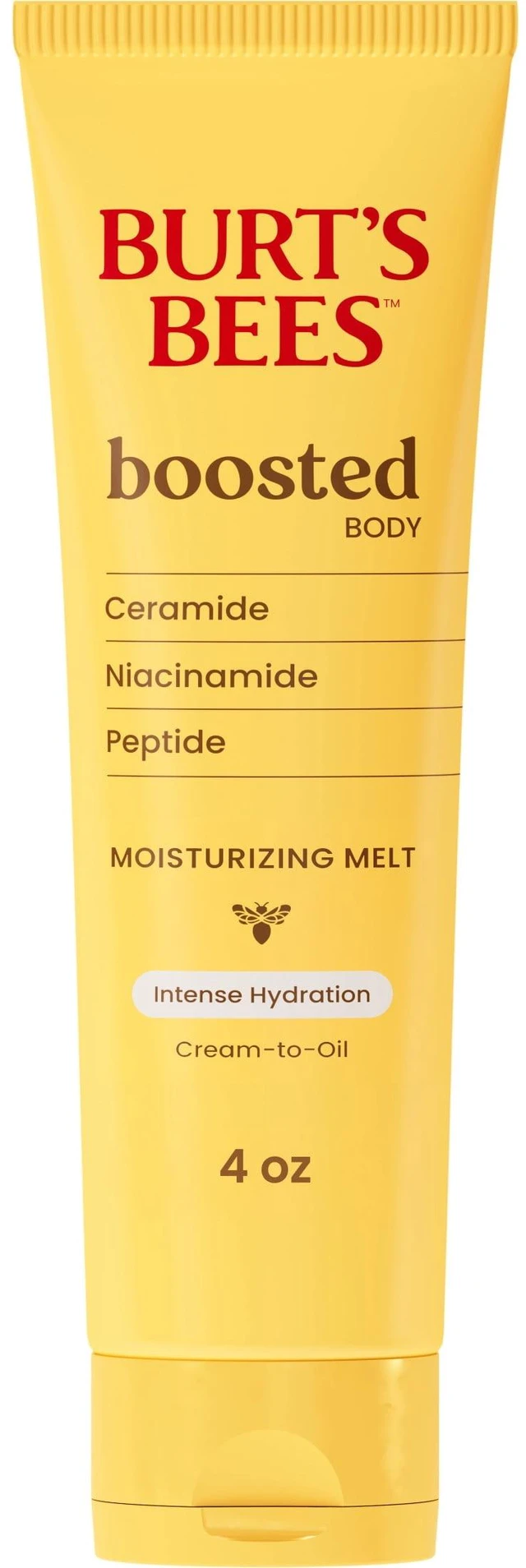 Main image of Burt's Bees Boosted Body Moisturizing Melt Cream to Oil 4oz Tropical Scent