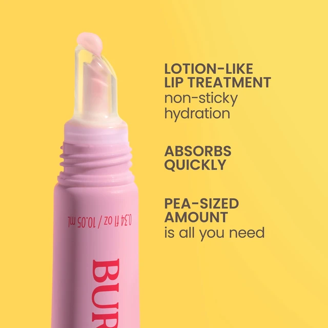 Alt view image 5 of 5 - Burt's Bees Lip Milk Lip Serum Sweet Strawberry