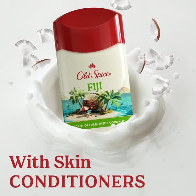 Alt view image 5 of 5 - Old Spice Men's Antiperspirant & Deodorant Fiji with Palm Tree, 24/7 Sweat Protection, 2.6 oz