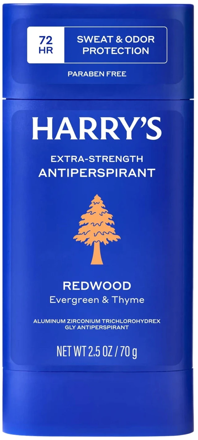 Main image of Harry's Extra-Strength Antiperspirant Deodorant for Men, 2.5oz, Redwood, Sweat and Odor Protection